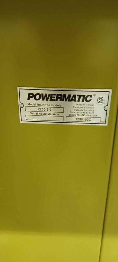 Used 2023 Powermatic 2700-5-3