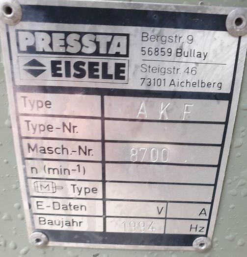 Gebraucht Ausklinkfräse Pressta Eisele AKF