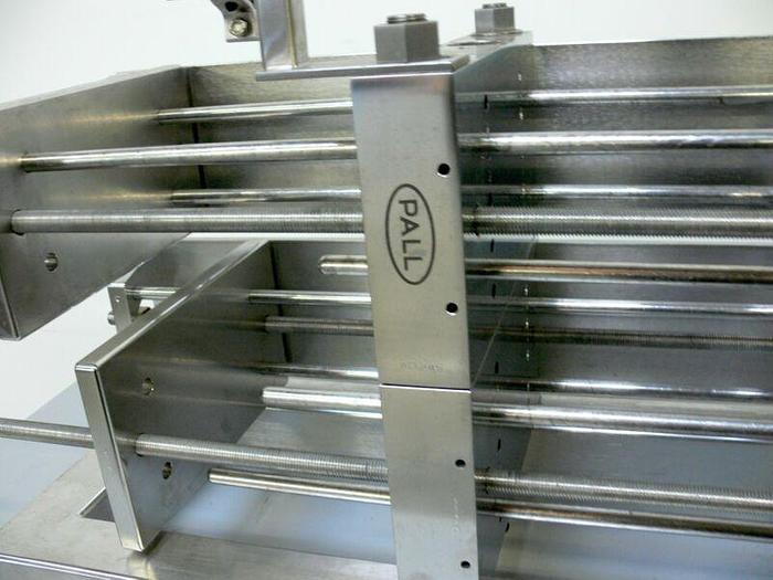 Used Pall Filtron 316L Stainless Steel Hydraulic Cassette Filter Module 13" x 7.5"