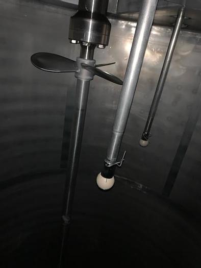 Used Rustfri 5 m3 proces tank