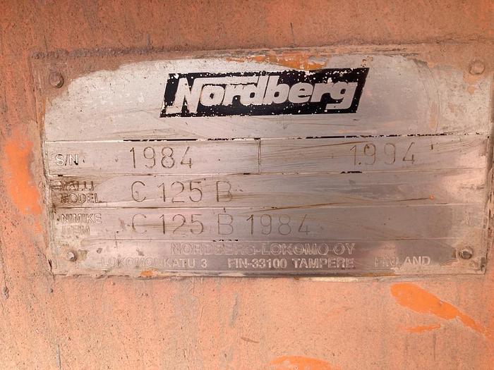 Used Metso Nordberg LT125 Jaw Crusher