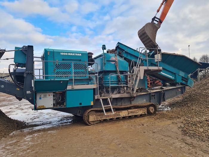 Used Terex Powerscreen Maxtrack 1000