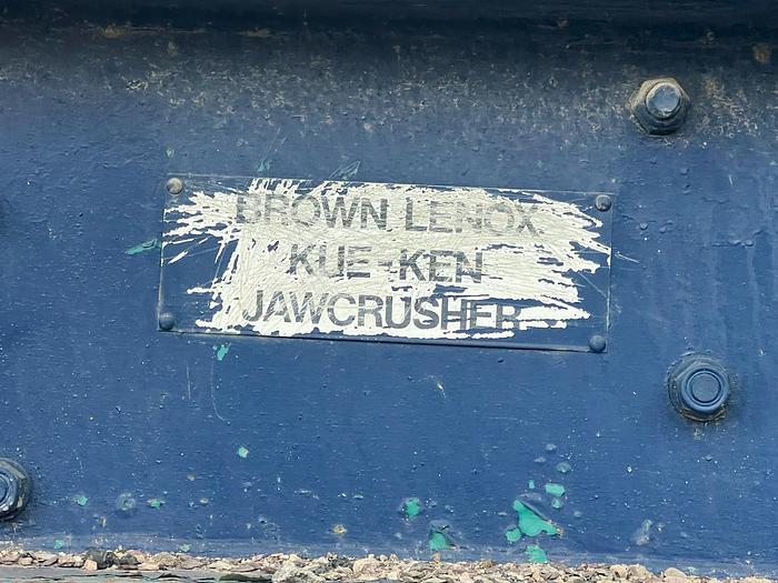 Used Brown Lennox/Kue Ken 120 Jaw Crusher