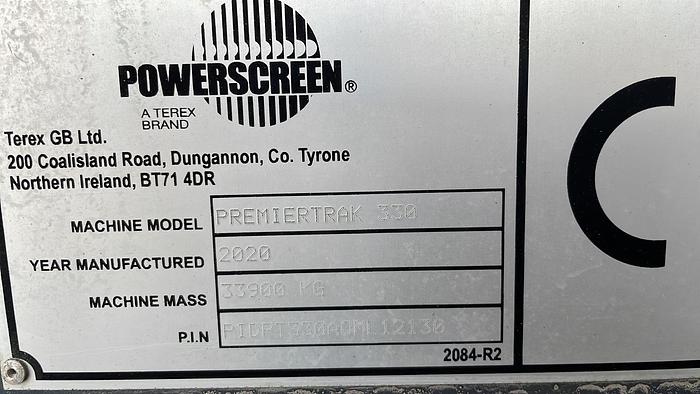 Used 2020 Powerscreen PT 330