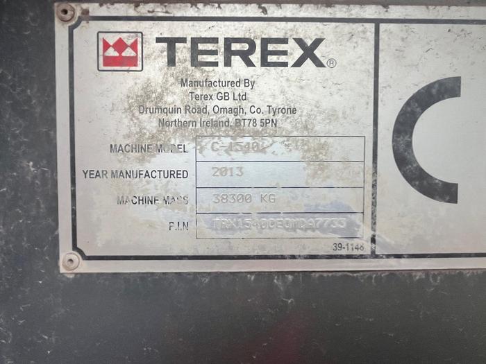 Used 2013 Terex Finlay C 1540 cone crusher