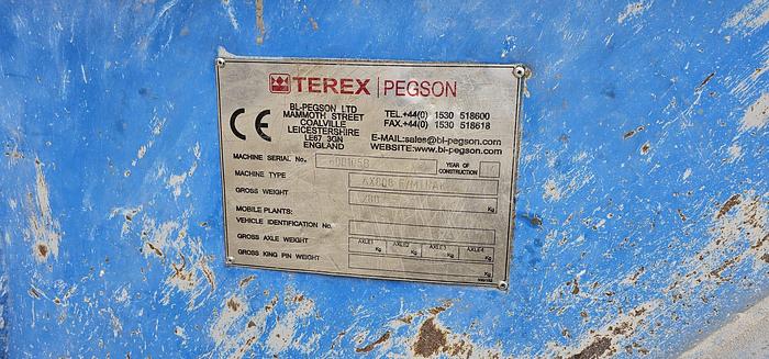 Used Terex Pegson Metrotrak 900 x 600
