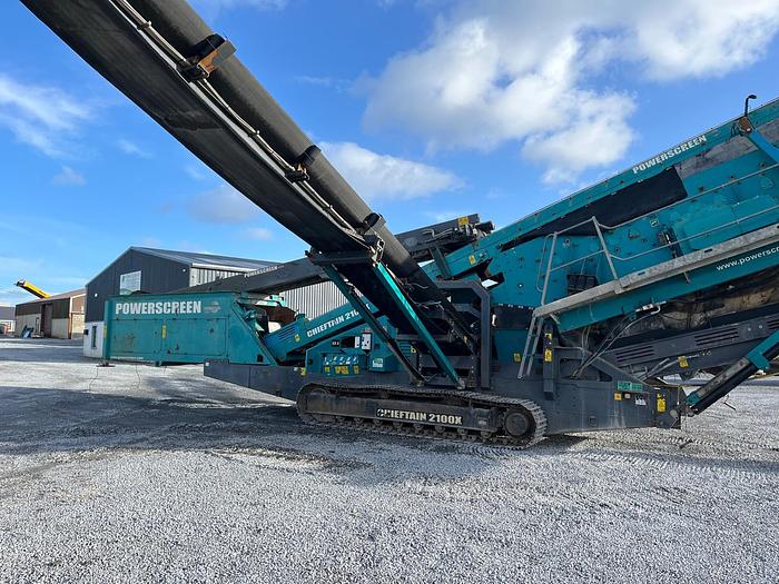 Used Powerscreen Chieftain 2100 3 deck