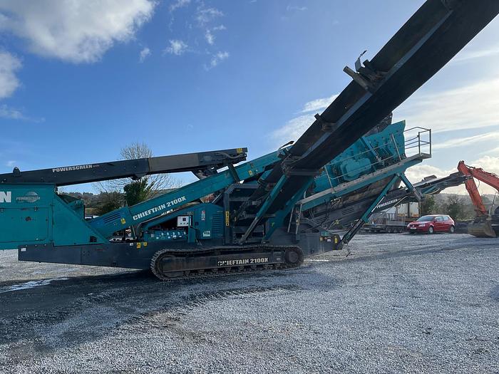 Used Powerscreen Chieftain 2100 3 deck
