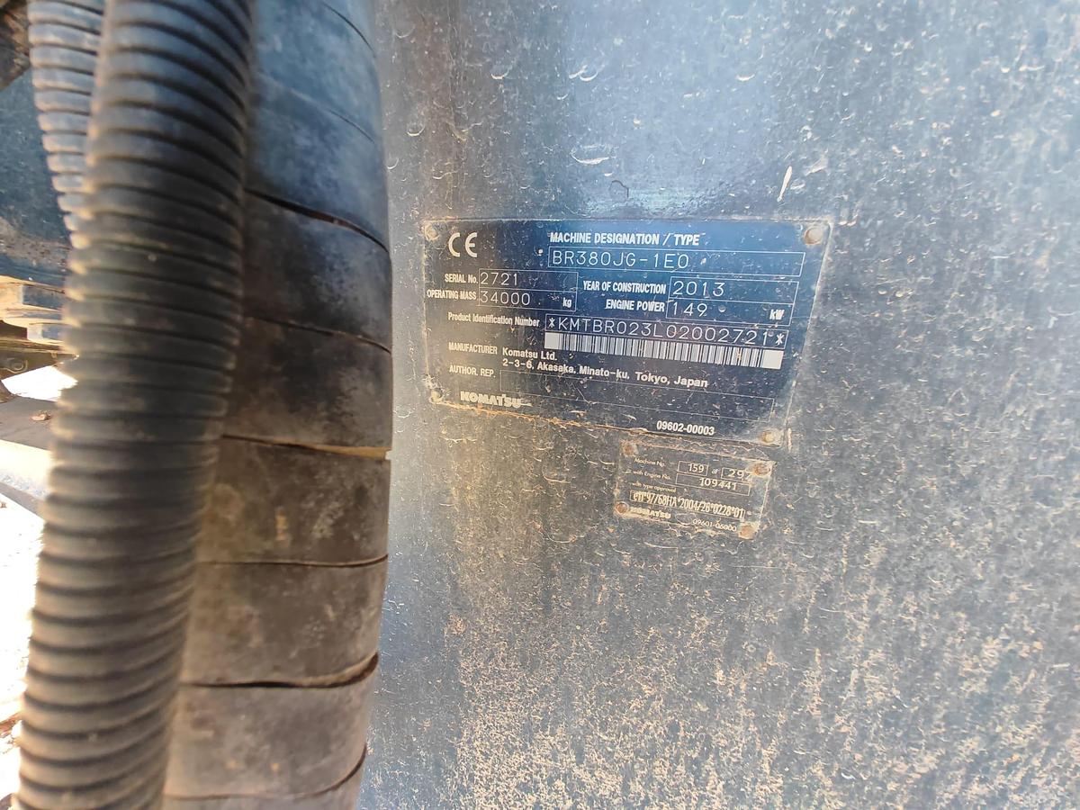 Used 2013 Komatsu BR 380 JG