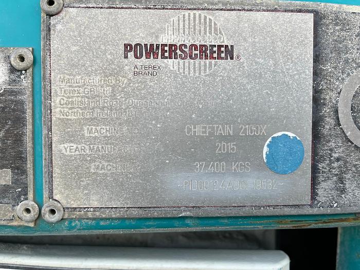 Used Powerscreen Chieftain 2100 3 deck