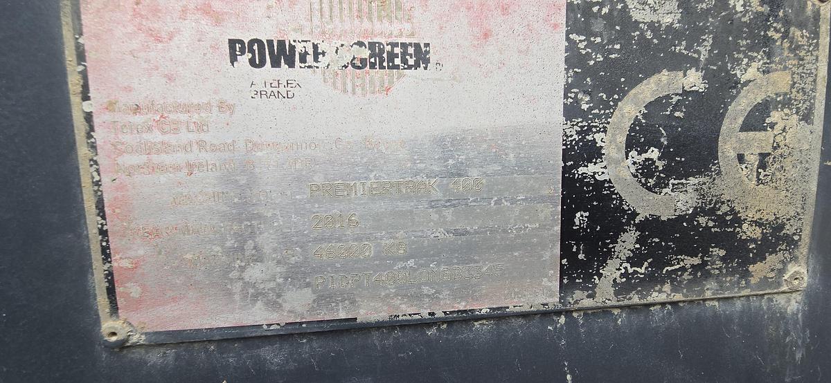 Used 2016 Powerscreen PT 400