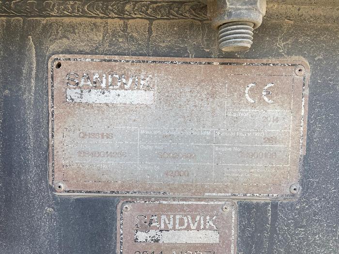 Used 2014 Sandvik QH331 HS