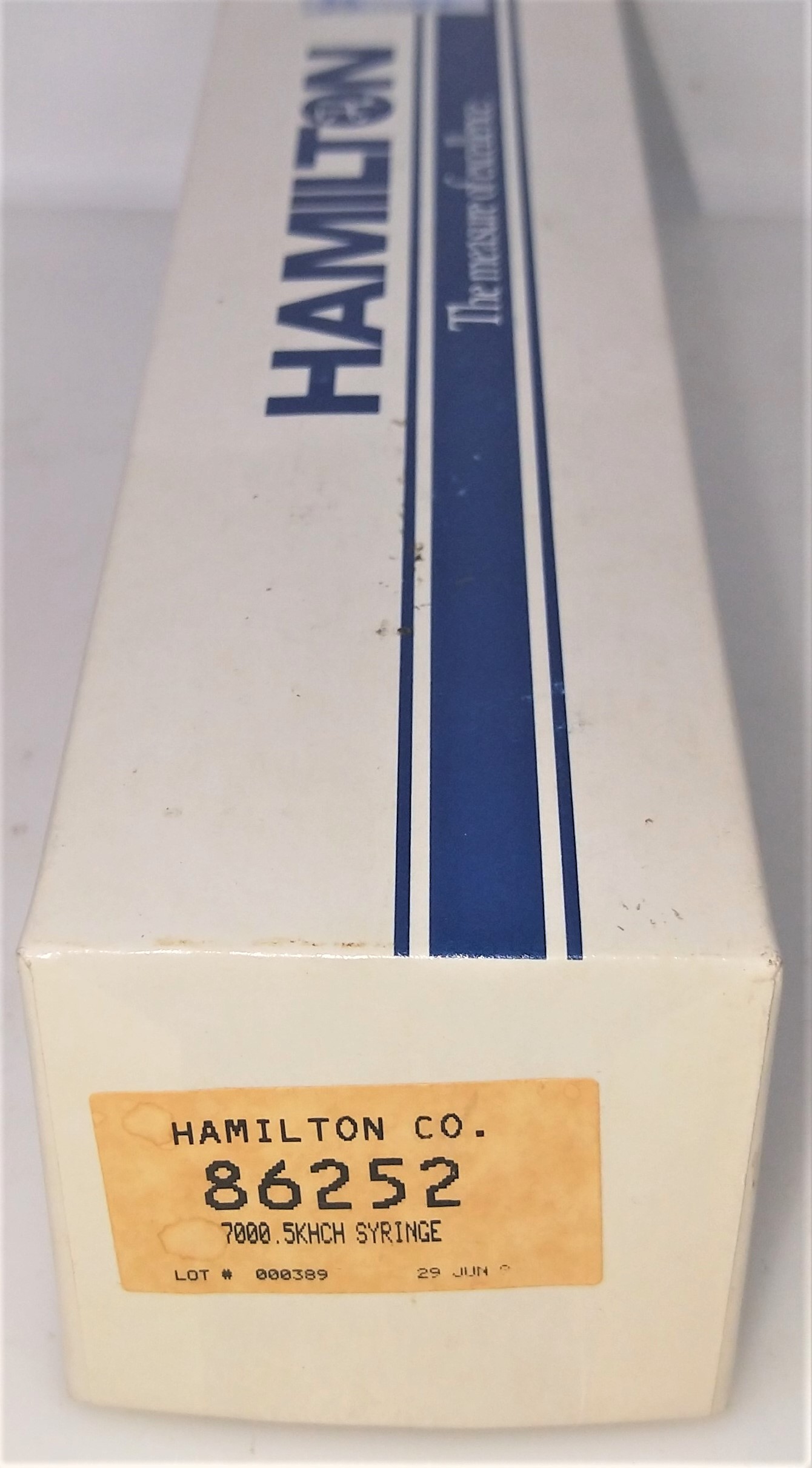 New Open Box Hamilton 86252 Injection Syringe with Chaney Adapter - 0.5uL