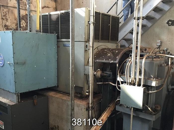 Used (3) Voith 1.206 MW Hydro Turbines with Westinghouse Induction Generators #38110