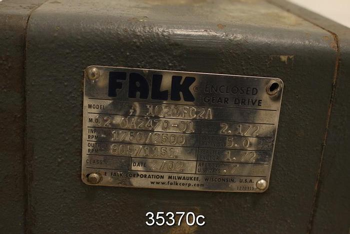 Unused Falk 1020FC2A Enclosed Gear Drive, 2.172/1 Ratio, 5Hp #35370