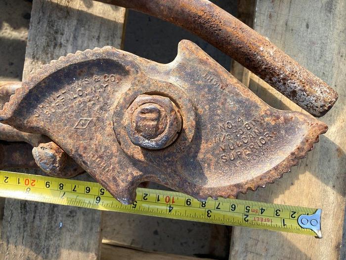 Used J H Williams Vulcan Superior 52" Chain Pipe Wrench