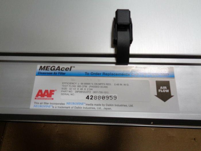 Used AIRFLOTEK 89324894BU22WM40AX BLOWER FILTER MODULE; 230VAC, 50/60 HZ 1PH 3.0A