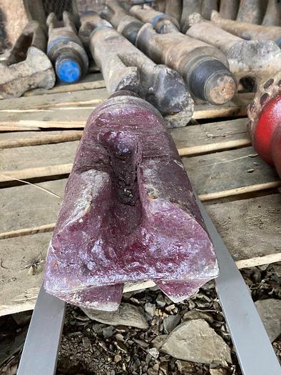 Used 5" O.D. x approx. 8-1/2" L. Cable Tool Drilling Chisel Bit