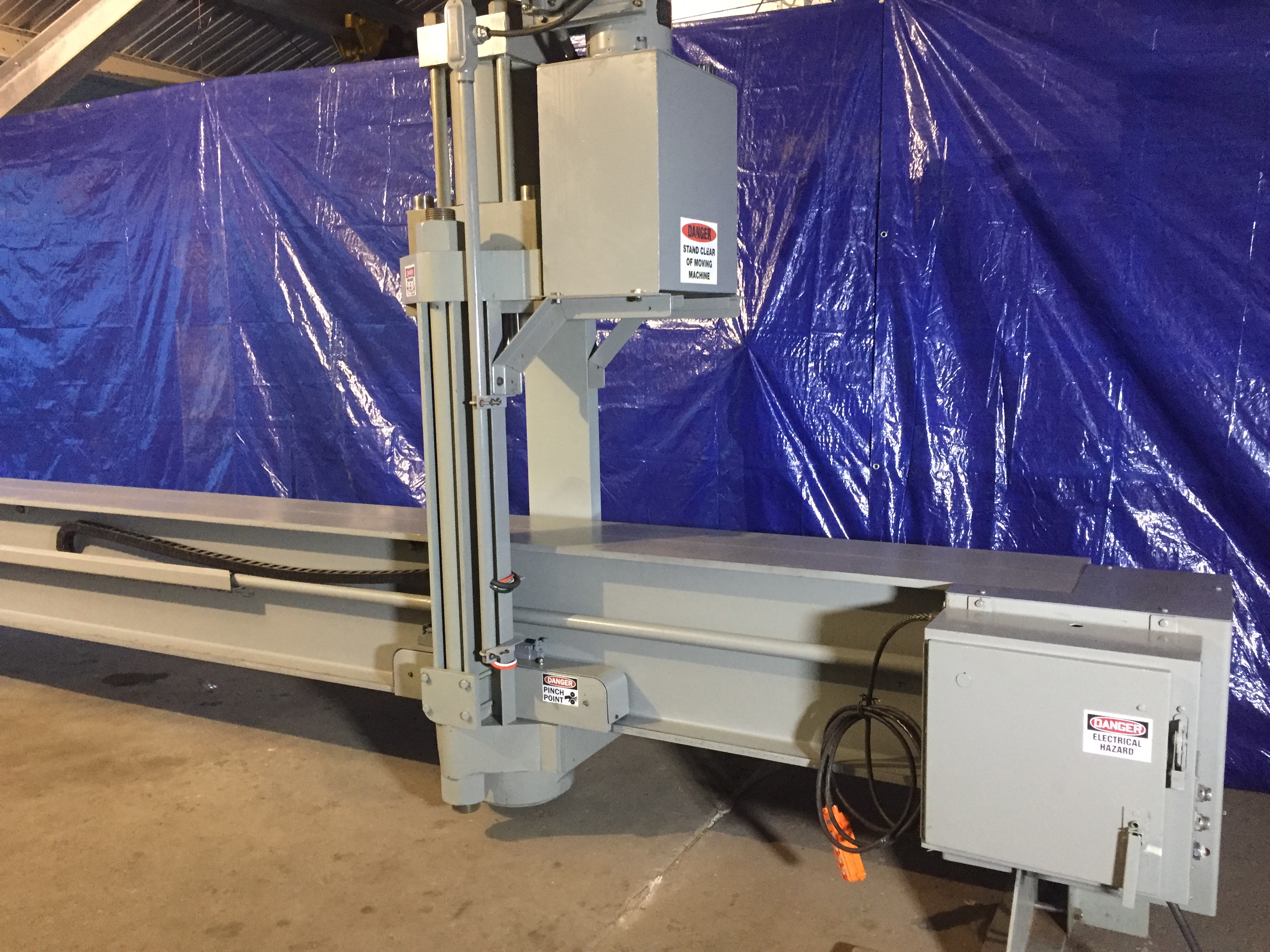 Used 120 Ton HPM / Parker - Hannifin Twin Column Hydraulic Straightening Press