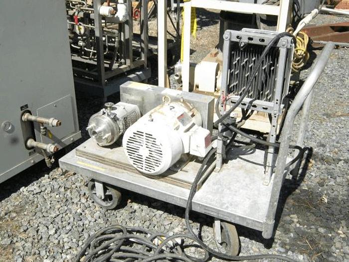 Used 4 in. OAKES CONTINUOUS AUTOMATIC MIXER – SANITARY S/S – JACKETED (#8119)