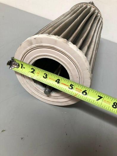 Used Lab Exhaust Filter Housing w/ 3.5" OD Sanitary Fitting