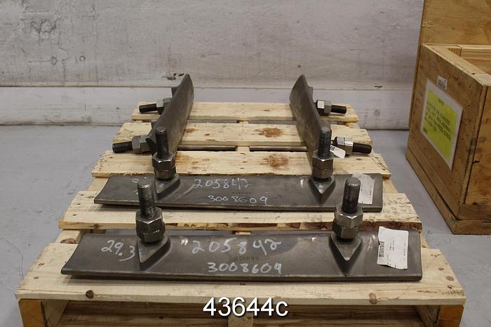 Used Black Clawson UV300 Stainless Steel Rotor Foils #43644