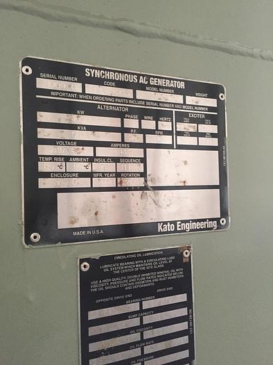 EMD KATO Generator sets.