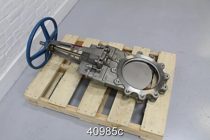 Unused Dezurik 10" Hand Operated Knife Gate Valve #40985