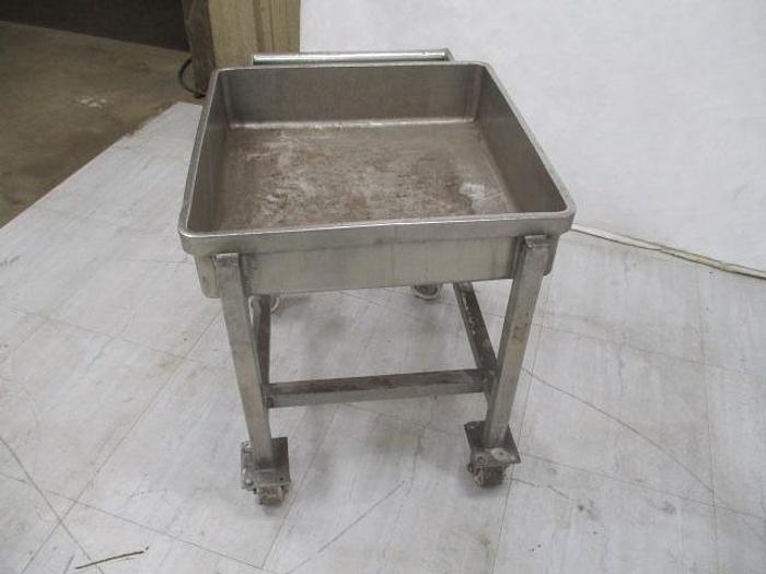 Used Stainless Steel Cart; 24"x24"