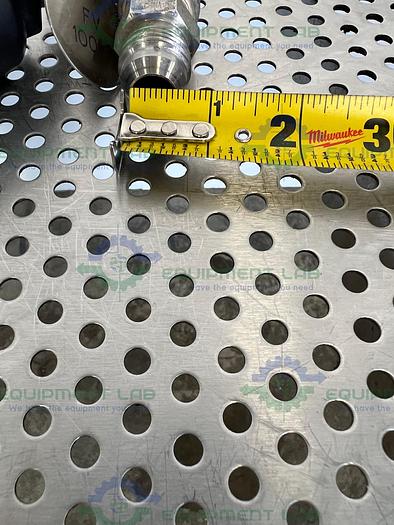 Used Burkert 00462610 Solenoid Valve 1/2 PTFE w/ Threaded to 1/2" NPT Fitting 145 PSI