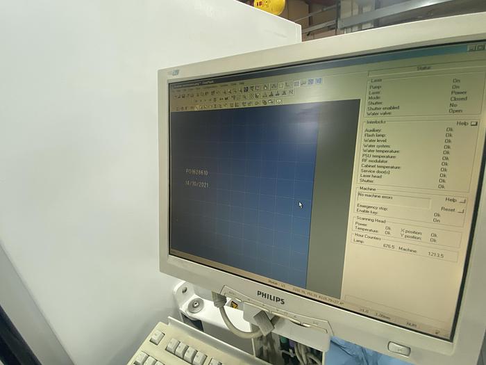 Used 2004 HK Technologies Nd Yag Laser Marker