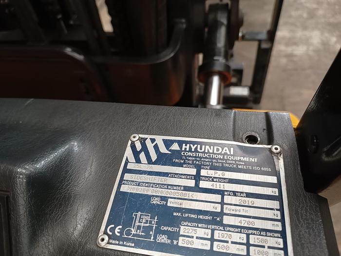 Usado 2019 HYUNDAI 25L-7A