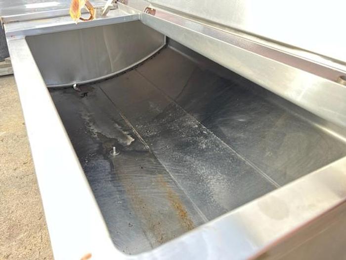 Used Tank, 400 Gallon, S/st, Horizontal, Rectangular #C738095