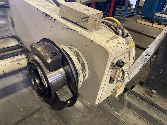 Used 84" BARTELL SHAFTLESS FLOOR PICK UP UNWIND STAND 72" DIA. HEAVY DUTY