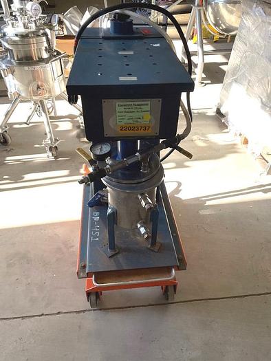 Used 2 HP HOCKMEYER HIGH SPEED LAB VACUUM DISPERSER – JACKETED – XP (#9723)