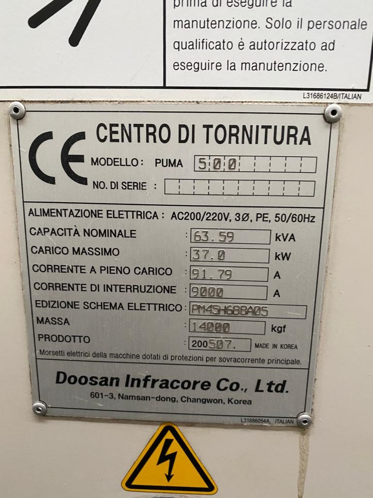 Usato 2005 Doosan Daewoo PUMA 500