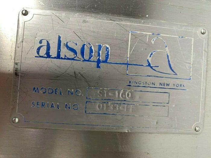 Used Ertel Alsop ST-160  All Stainless Steel EUS 16″ Plate and Frame Filter Press