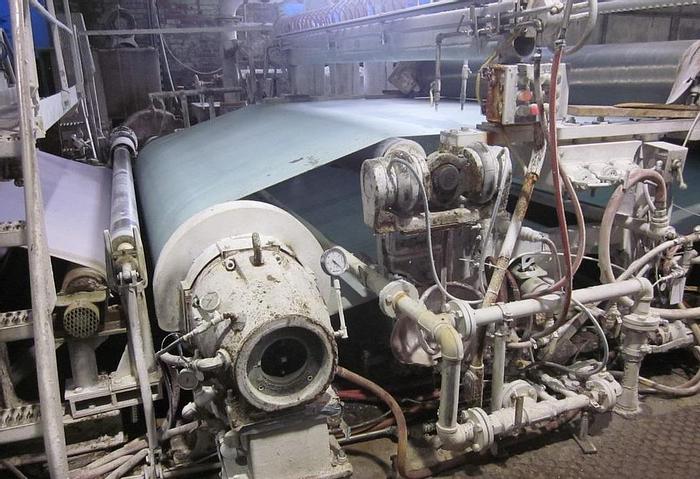 Used SUCTION COUCH ROLL 28" (711MM) DIA X 124" (3150MM) FACE MANCHESTER