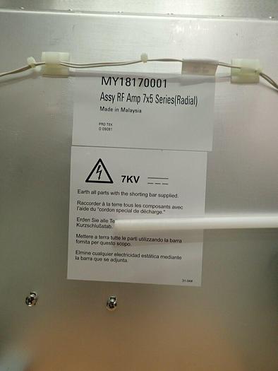 Used Pro-Tek D 09061 MY18170001 RF Amplifier 7x5 Series (Radial) Assembly