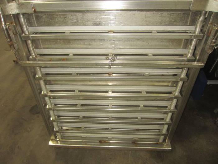 Used Stainless steel Mold tower for ham or cooked meats, 40 molds/tower