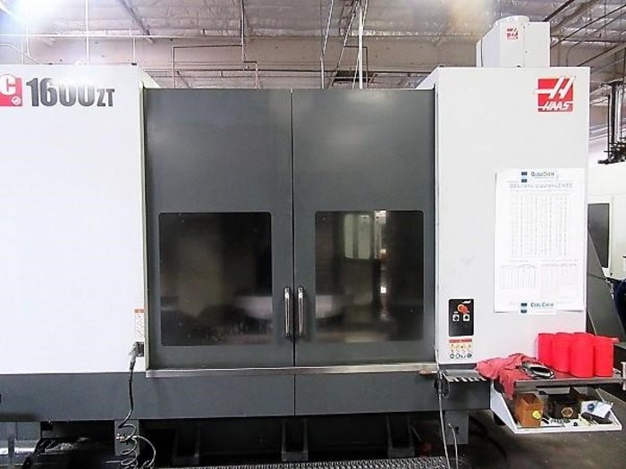 Used 2017 HAAS EC 1600ZT HMC  #50 TAPER WITH 30" DIA. BUILT IN ROTARY PLATTER