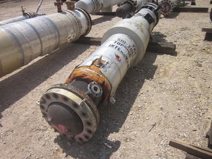 Used Used Missouri Boiler and Tank Company approximately 263 square foot 317L stainless steel vertical Shell and Tube Heat Exchanger
