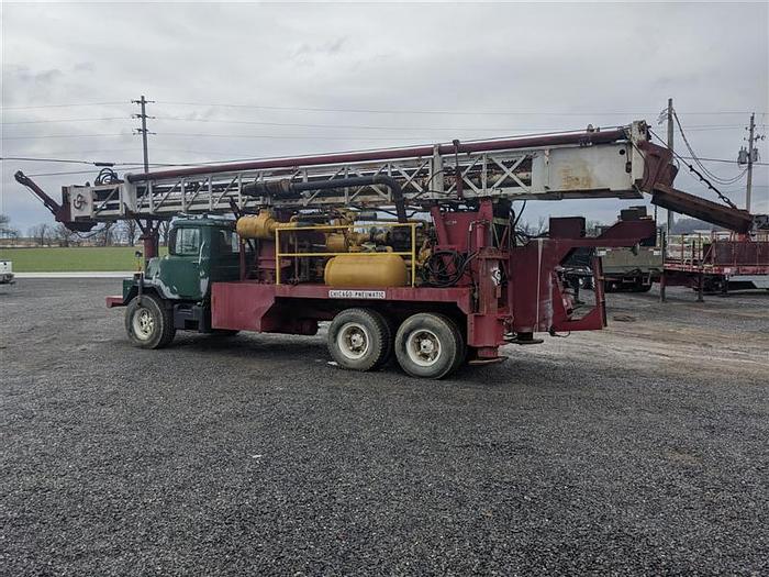 Used 1977 Chicago Pneumatic 7000 Top Head Drive Rotary Drill Rig