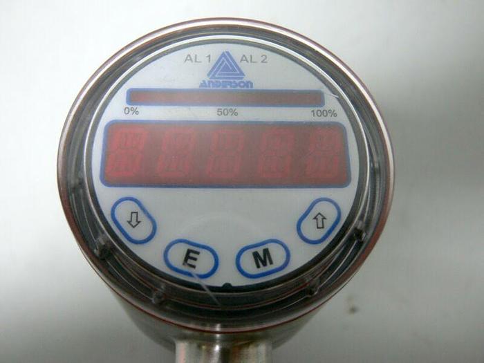 Used Anderson Instruments MPF Series 30PSI 2Bar Pressure Transmitter & Display