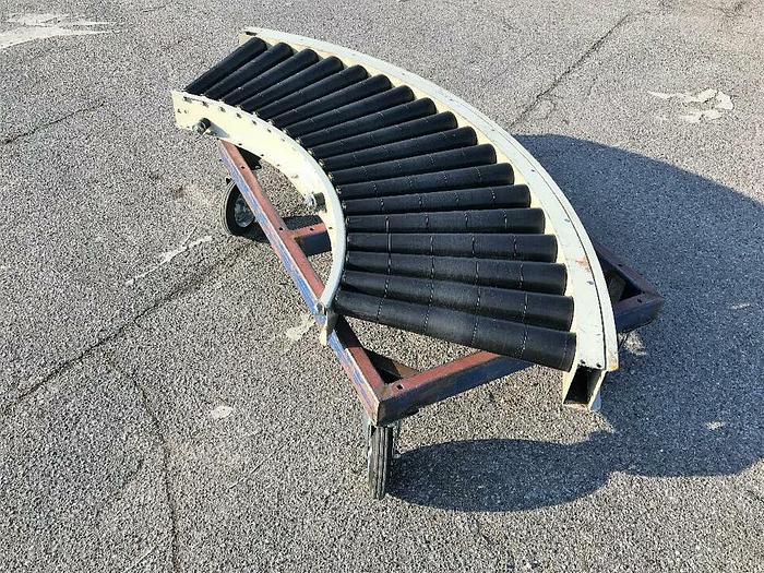 Gebraucht Rollenbahnkurve Kurvenförderer 90° 61cm breit