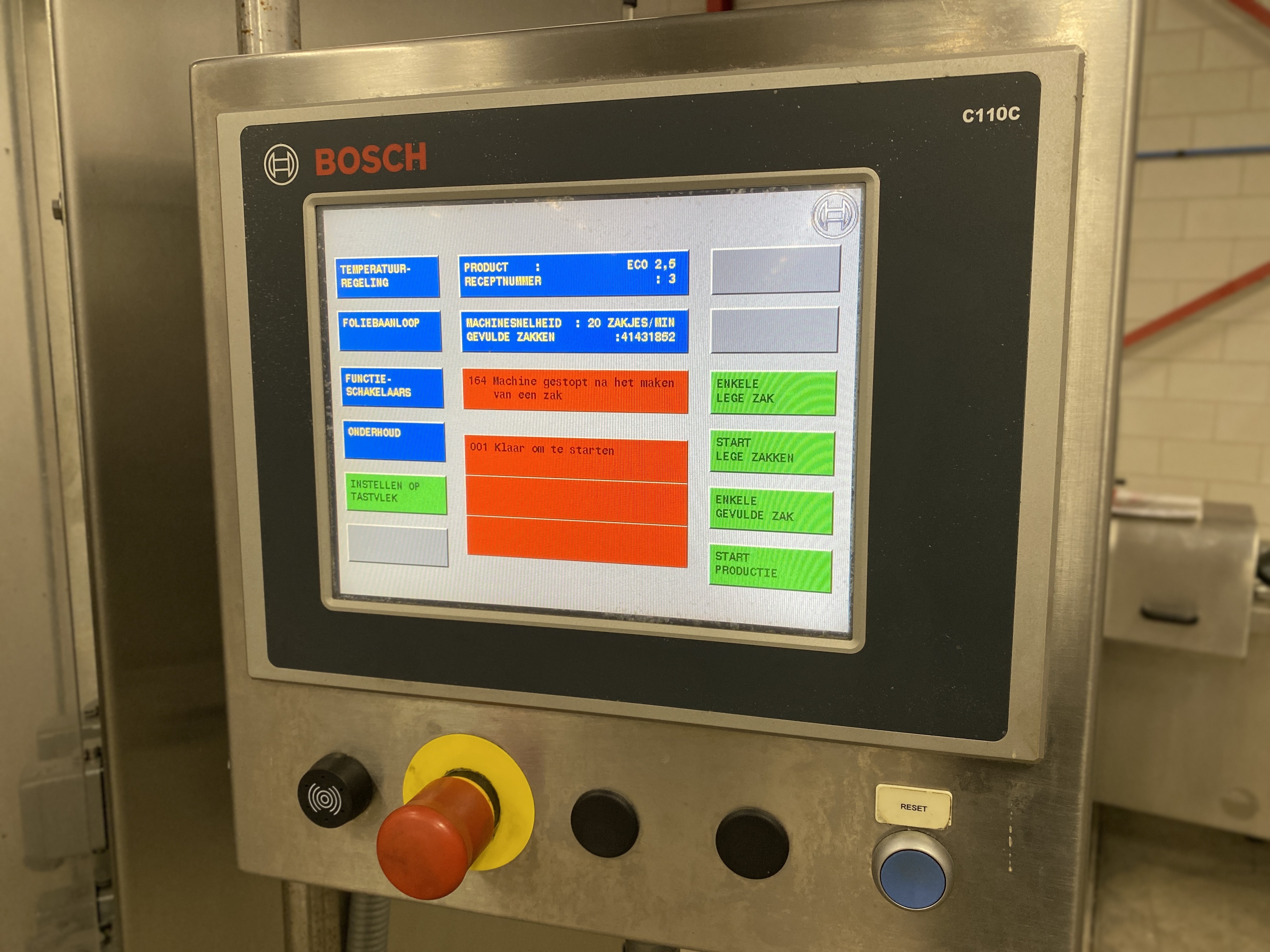 Used Bosch vertical bagger RVE 3615 LS