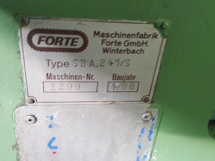 Usato SEGATRICE A NASTRO AUTOMATICA FORTE SBA 241 S