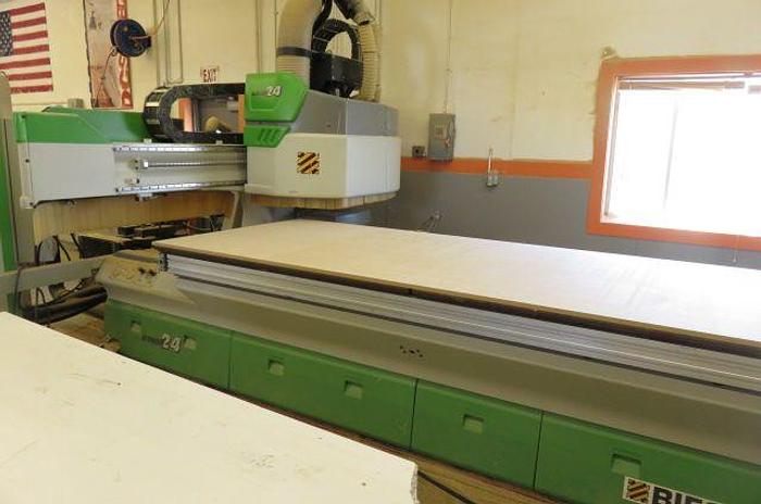 Used Biesse Rover 24 XL1 CNC Flat Table with 2 tool changers