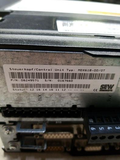 Used SEW EURODRIVE MDX61B0055-5A3-4-00, MDX60A0054-5A3-4-00 MDX61B-00/0T