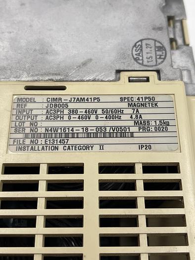 Used Yaskawa CIMR-J7AM41P5 